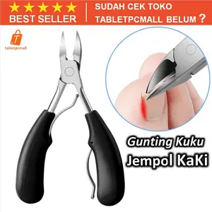 Gunting Kuku Jempol Kaki Anti Cantengan Toe Nail Clipper Edge Cutter