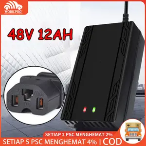 Charger Sepeda Listrik 48V 12ah / 48V20AH Universal Charger Motor Listrik / Baterai Selis Scooter Elektrik Charger