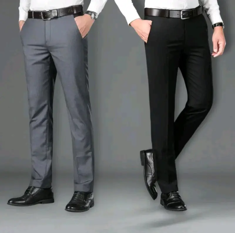 Celana Slimfit Pria Formal Kantor bahan Premium Wool Formal dan Kasual 0