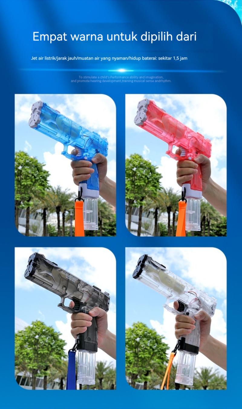Product Introduction of （COD) COOLFOX TOYS  Mainan anak laki-laki penyiram listrik anak-anak mainan air jarak jauh berkapasitas besar yang kuat 1
