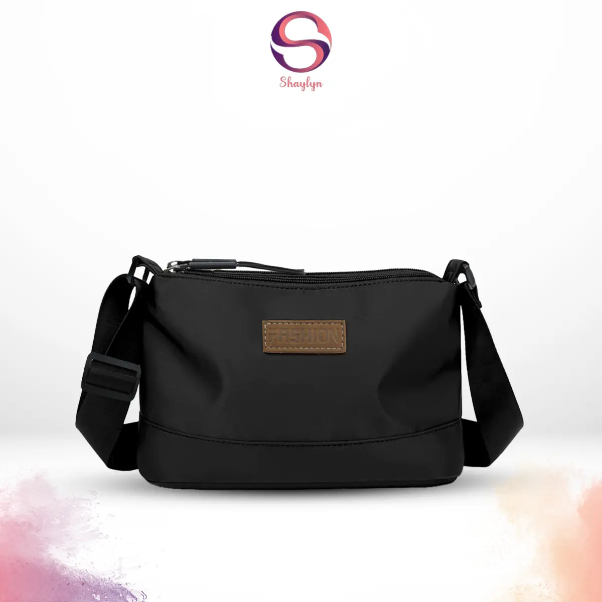 Tas Selempang Polos Unisex Pria Wanita Tas Slingbag Bahu Fashion Polos Simple Waterproof New Collection -LW-28