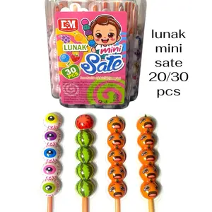 Lunak Mini Sate Candy Toples 30pcs - permen
