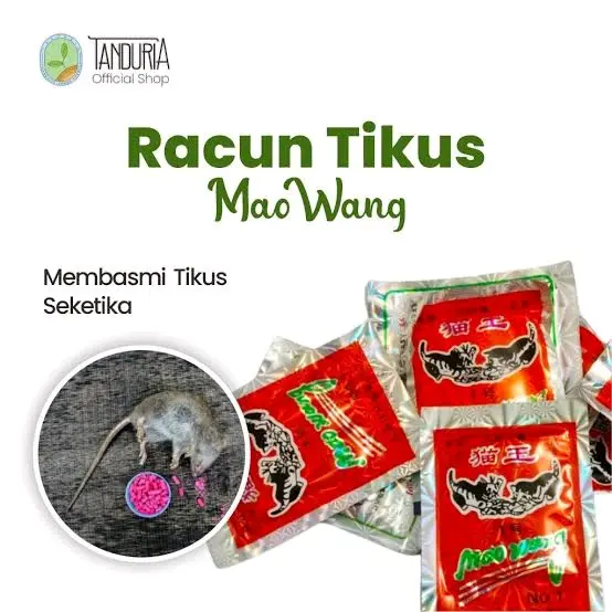 Maowang merah holo pembasmi tikus 5 sachet