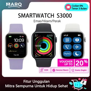 MARQ Promo Spesial Lebaran 2026 Smartwatch Original Official Store Layar AMOLED HD 2.02" Panggilan Bluetooth Pengisian Daya Nirkabel Tahan Air Monitor Kesehatan