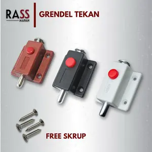 Grendel Tekan Grendel Otomatis Slot Pintu Otomatis Huben free skrup