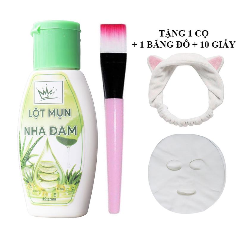  Gel mặt nạ lột mụn cám mụn đầu đen mũi nha đam Pháp 60gr 