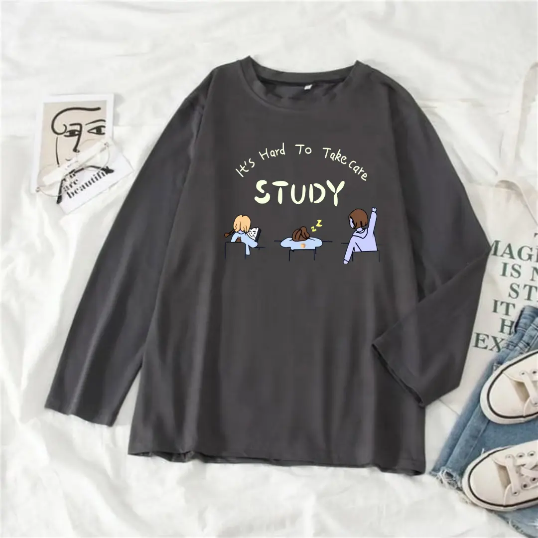COD Kaos Oversize Wanita Lengan Panjang/ Kaos Distro WANITA// Kaos Streetwear Oversize / Baju Kaos Distro / Kaos / Wanita / COD/TERSEDIA 3 ukuran Atasan Oblong Motif Sablon Cewek Dewasa Katun