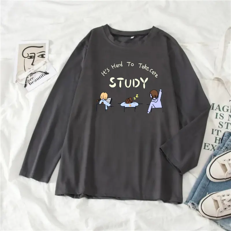 COD Kaos Oversize Wanita Lengan Panjang/ Kaos Distro WANITA// Kaos Streetwear Oversize / Baju Kaos Distro / Kaos / Wanita / COD/TERSEDIA 3 ukuran Atasan Oblong Motif Sablon Cewek Dewasa Katun 0