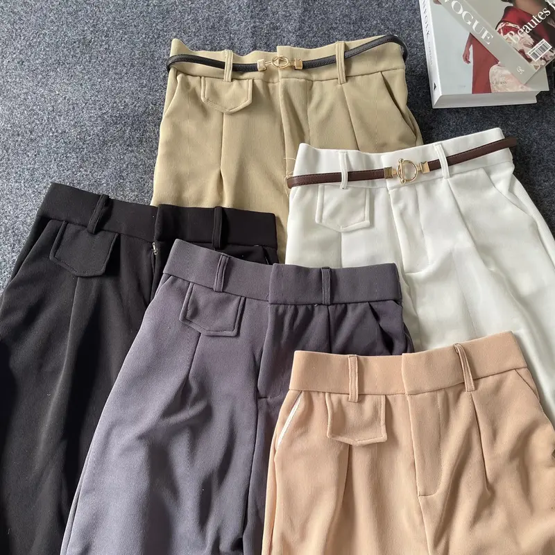Menar Fashion - Oro Pants Knit Celana Panjang Korean Style / Celana Panjang  Melar  Highwaist Panjang Kulot Panjang Kerja Wanita Basic 8