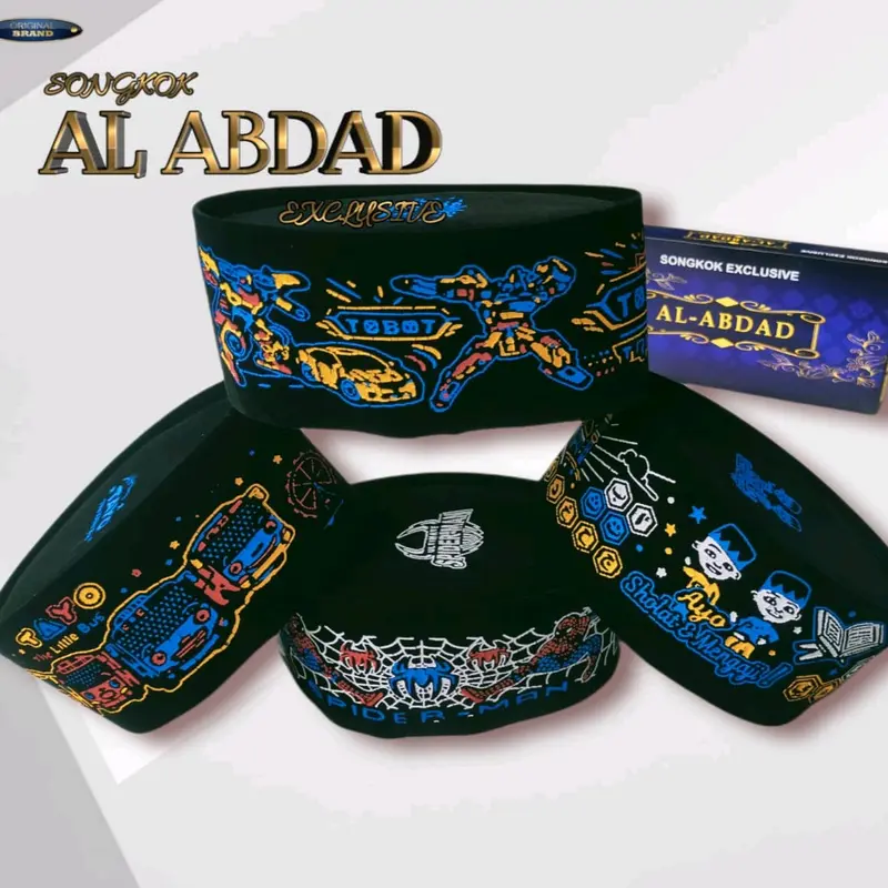 PECI ANAK motif karakter kartun tayo spiderman upin ipin tobot tinggi 9cm bludru halus 0
