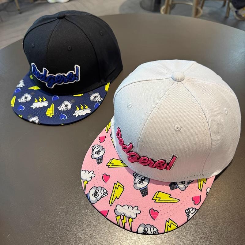 American Hip Hop Baseball Cap - Unisex Flat Brim Snapback with Slimming Effect,…