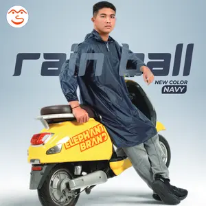 Elephant Brand Jas Hujan Ponco Lengan Rain Ball