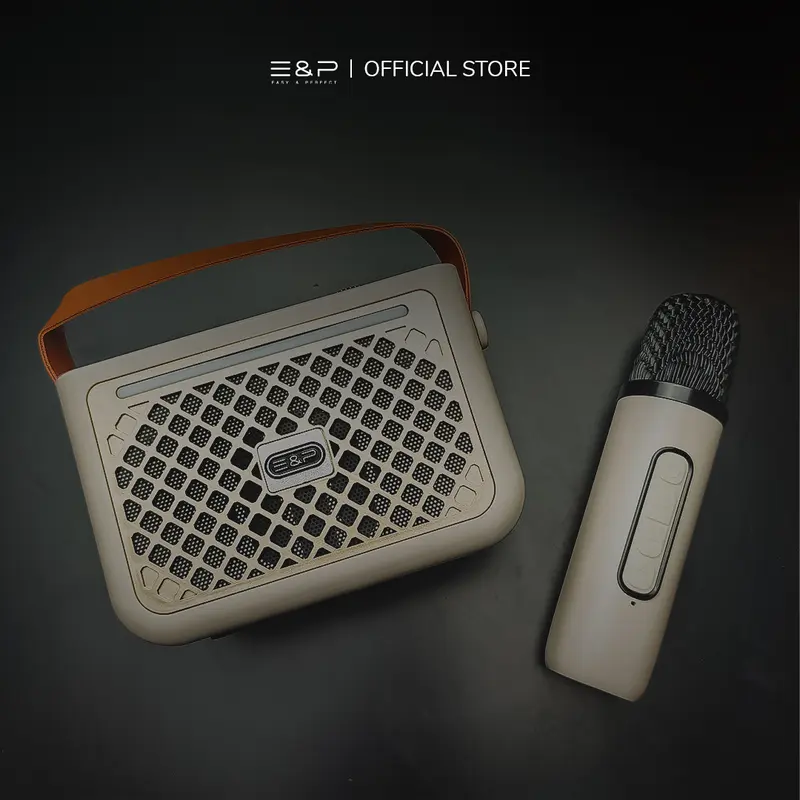 Easy & Perfect LILLY | Bluetooth Speaker Portable with RGB Running Light | Wireless Microphone with Adjustable Effects | 5 Watt Speaker Power with 6 Hours Play Time 4