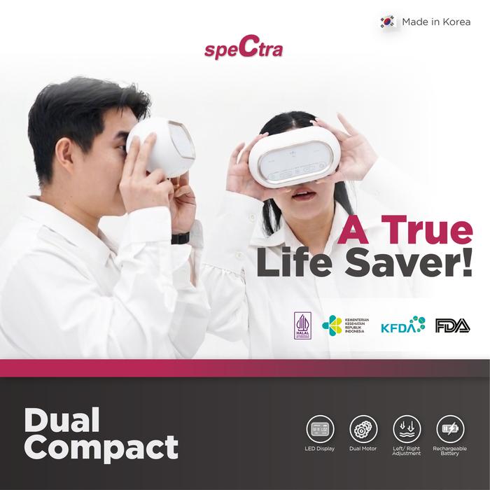 Gambar Pompa ASI Elektrik Spectra Dual Compact - Electric Breast pump dari Aksesta World Kota Administrasi Jakarta Utara Tokopedia