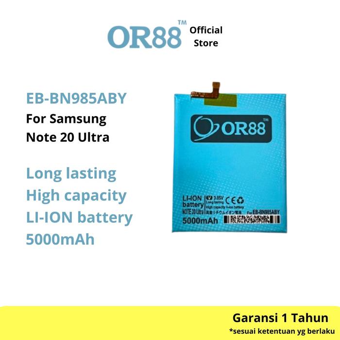 Gambar OR88 - Battery Baterai Batre Compatible With Samsung NOTE 20 ULTRA dari OR88 shop Kota Administrasi Jakarta Barat Tokopedia