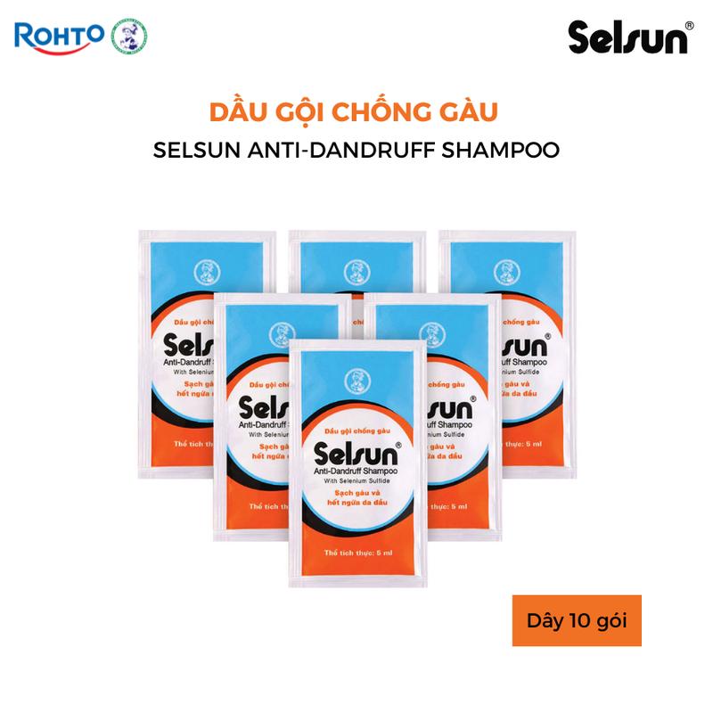 Dầu gội chống gàu Selsun 5ml dây 10 gói