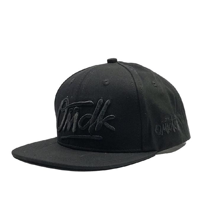 Gambar (NEW) Topi Snapback Black On Black Hip hop Cotton Twill Omidoki Zebra dari Omidoki_NEW Kab. Bogor Tokopedia