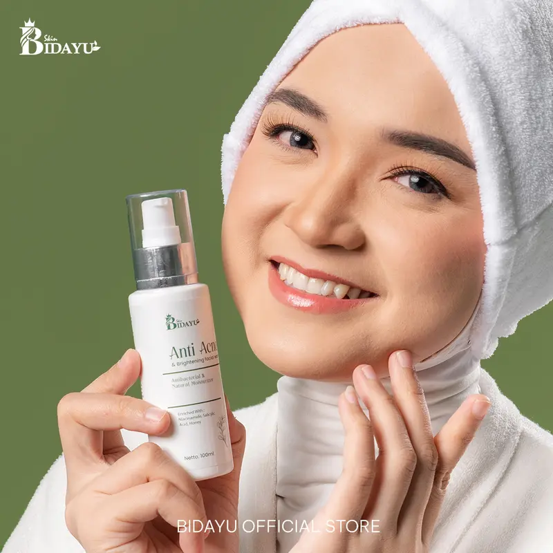 Anti Acne & Brightening Facial Wash – Gentle, Hydrating & Soothing with Salicylic Acid, Extract Honey – membersihkan tanpa membuat kulit kering, menenangkan kulit 1