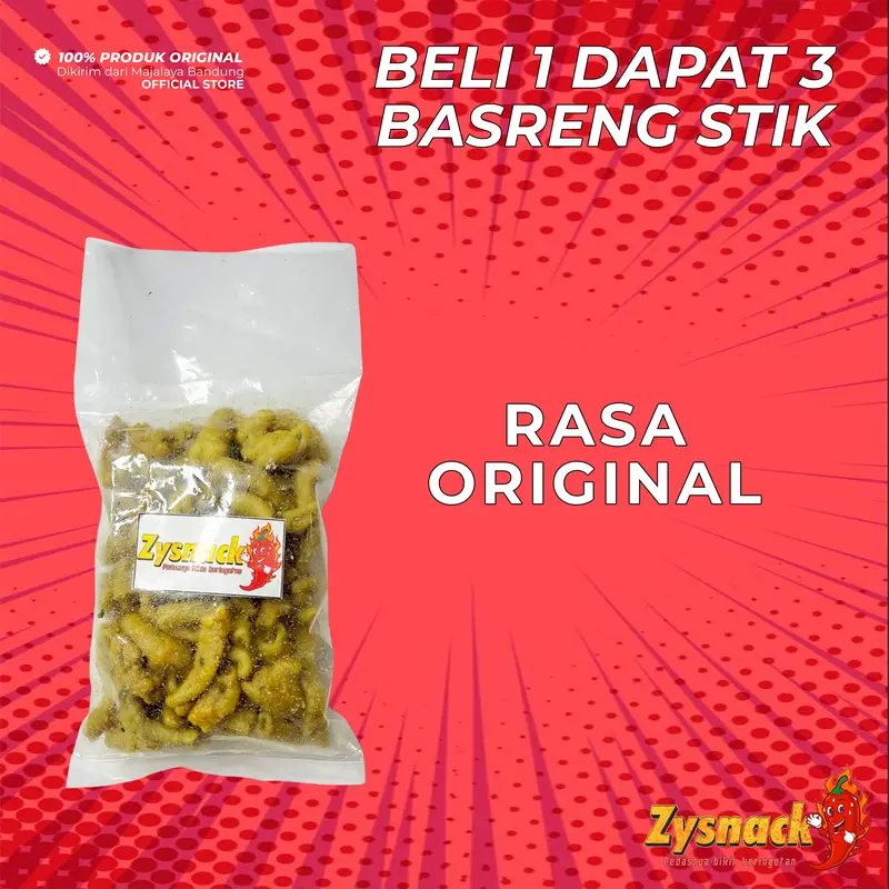 TERLARIS NO.1 | PROMO BELI 1 DAPAT 3 USUS CRISPY 50 GRAM CEMILAN Pedas Gurih Daun Jeruk by Zysnack Bumbu Melimpah 1