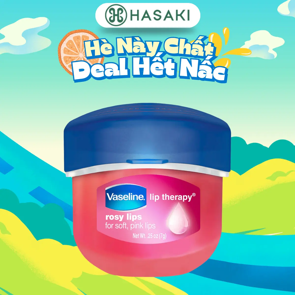 Sáp Dưỡng Môi Vaseline 7g | HASAKI BEAUTY
