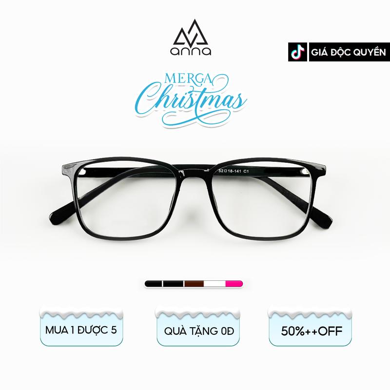  GỌNG KÍNH ANNA CHẤT LIỆU NHỰA DẺO 8101 UNISEX PHONG CÁCH HÀN QUỐC 