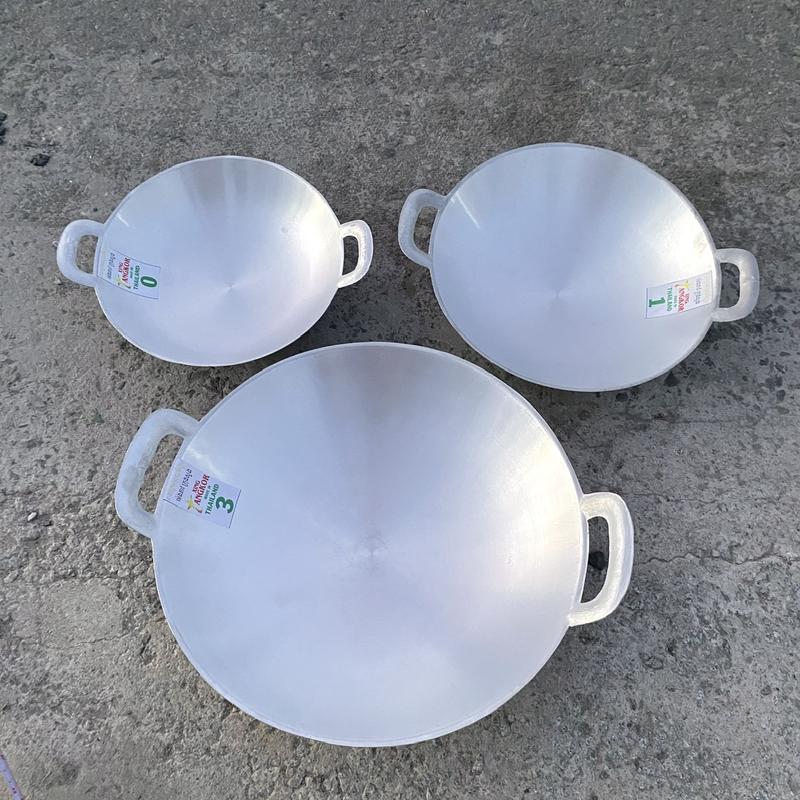 Chảo gang Thái Lan nguyên khối đúc chắc chắn nhiều kích thước