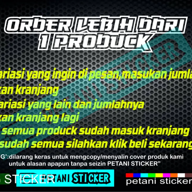 STICKER STIKER PRO7 STICKER TEAM PRO7 CUMI DARAT VIRAL KACA DAN BODY 1