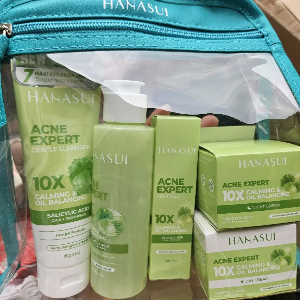 Hanasui Acne Series (NEW PACKAGE) Paket isi 5