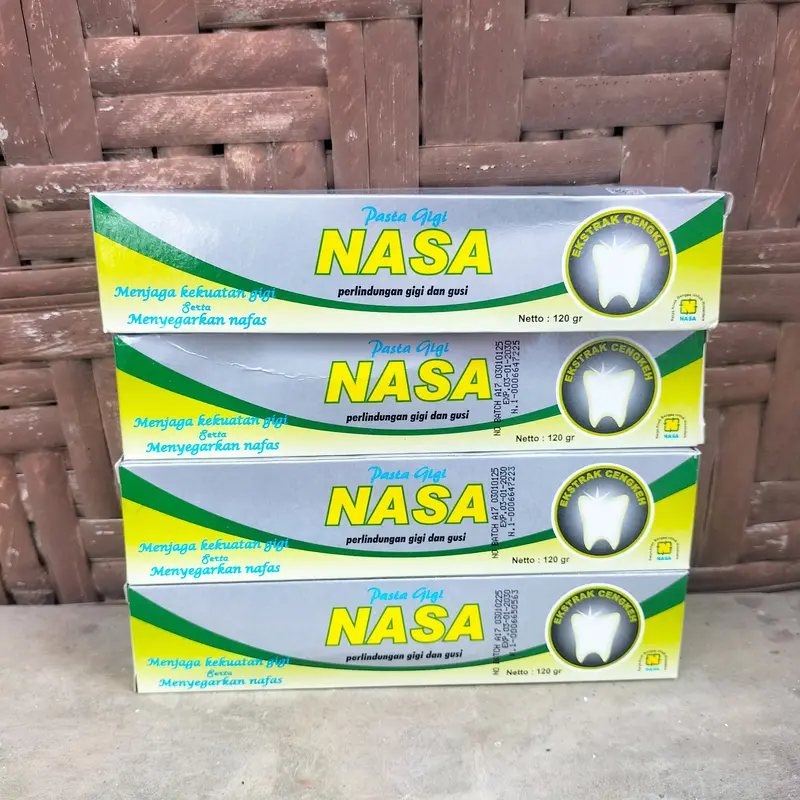 DAPAT 4 PCS Pasta Gigi Nasa (PGN) Ampuh Atasi Permasalahan Mulut 100%ORIGINAL/menghilangkan bau mulut/KOSMETIKORI 4