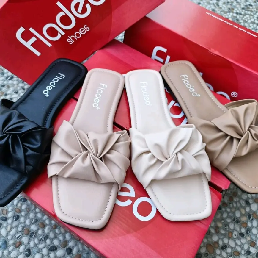 Sendal Flat Fldeo Wanita Cewek