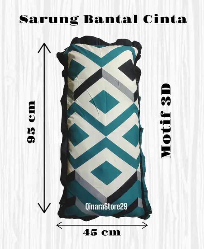 TERMURAH Sarung Bantal CINTA JUMBO RENDA Ukuran 45x95cm Motif Terbaru Bahan Katun Polymicro Halus Gambar Tidak Luntur 4