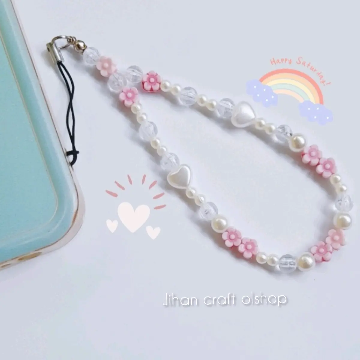 Strap Phone Manik Manik HandMade / Gantungan Hp Manik