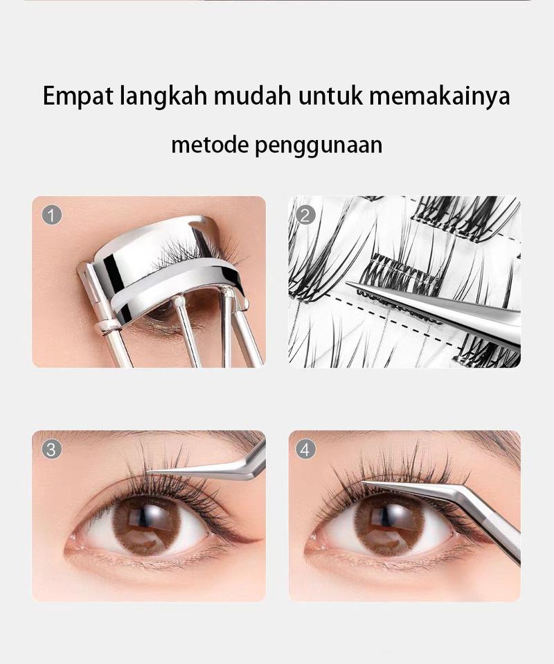 Product Introduction of HOT SALE Bulu Mata Palsu Tanpa Lem Premium Eyelashes | Bulumata Extension | YOMI & ELLEN  | Wajah 3