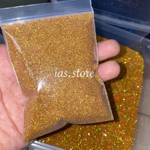 ￼[50 gram] glitter bubuk / bahan kerajinan nail art Slime/ serbuk glitter murah