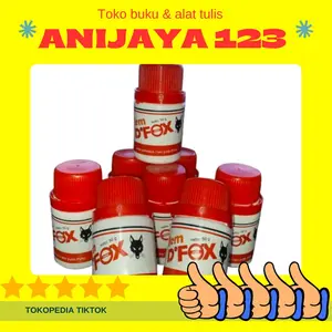 LEM FOX / LEM D'FOX PUTIH MINI PVAc 50gram - Lem sekolah dan kerajinan, daya rekat kuat dan cepat kering