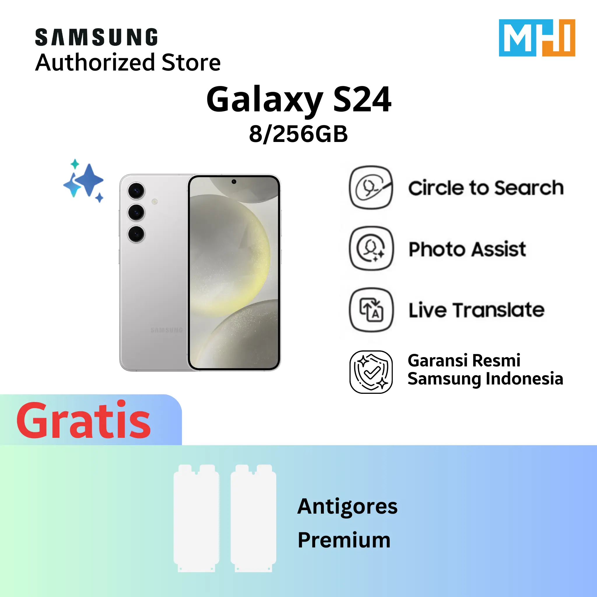 Samsung Galaxy S24 Series, S24 8/256GB 12/512GB, S24 Ultra 8/256GB 12/512GB Handphone AI, Kamera 50 MP, Original, GARANSI SEIN