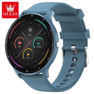 OLEVS Smart Watch For Men & Women Original Branded Waterproof LZL8201 Device Wearable Smartphone Blue with International Warranty