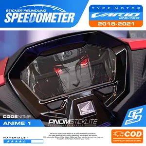 Antigores Speedometer Vario All New 125 150 160 2018-2025 Stiker Speedometer Vario Motorcycle Stiker Speedometer Sporty Anti Gores