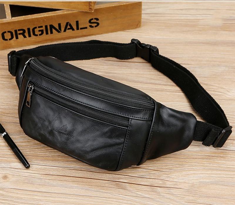 Túi Đeo Hông Da Bò Thật 100% Dành Cho Nam Và Nữ Túi Đeo Chéo Thường Ngày Túi Đeo Ngực Túi Đeo Thắt Lưng Ví Thích Hợp Cho Thể Thao