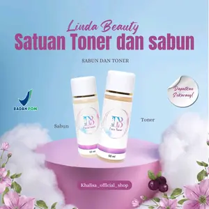 [Satuan Sabun Dan Toner]  Facial wash Lindabeauty Perawatan Wajah Mencerahkan