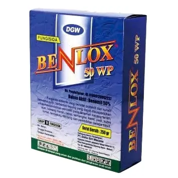 BENLOX 50 WP " 250 GRAM Isi : 250 gram Bahan Aktif : benomil 50%