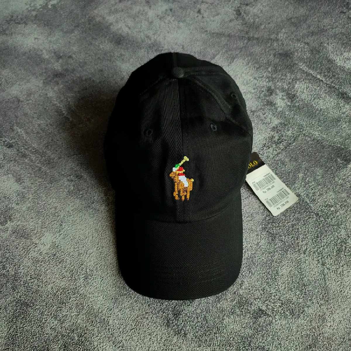 TOPI POLO ORIGINAL HITAM NITENDO