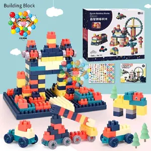 Mainan Balok Susun Edukasi Anak Bayi DIY Isi 100 PCS SNI Packing BOX Premium