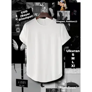 Kaos Semi Oval Lengan Pendek / Kaos Lengan Pendek / Kaos Longline / Baju / Kaos Distro Original / Kaos Premium kombad