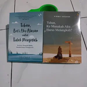 PAKET 2 BUKU MOTIVASI  TUHAN KEMANAKAH HARUS MELANGKAH - TUHAN BERIALASAN TIDAK MENYERAH Soft cover