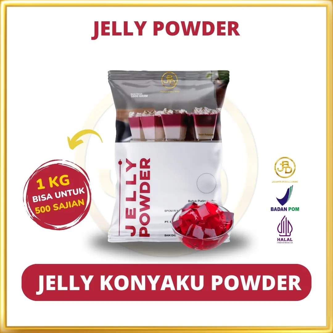 Jelly Powder Plain || Jelly Bubuk Food Ice Jeli
