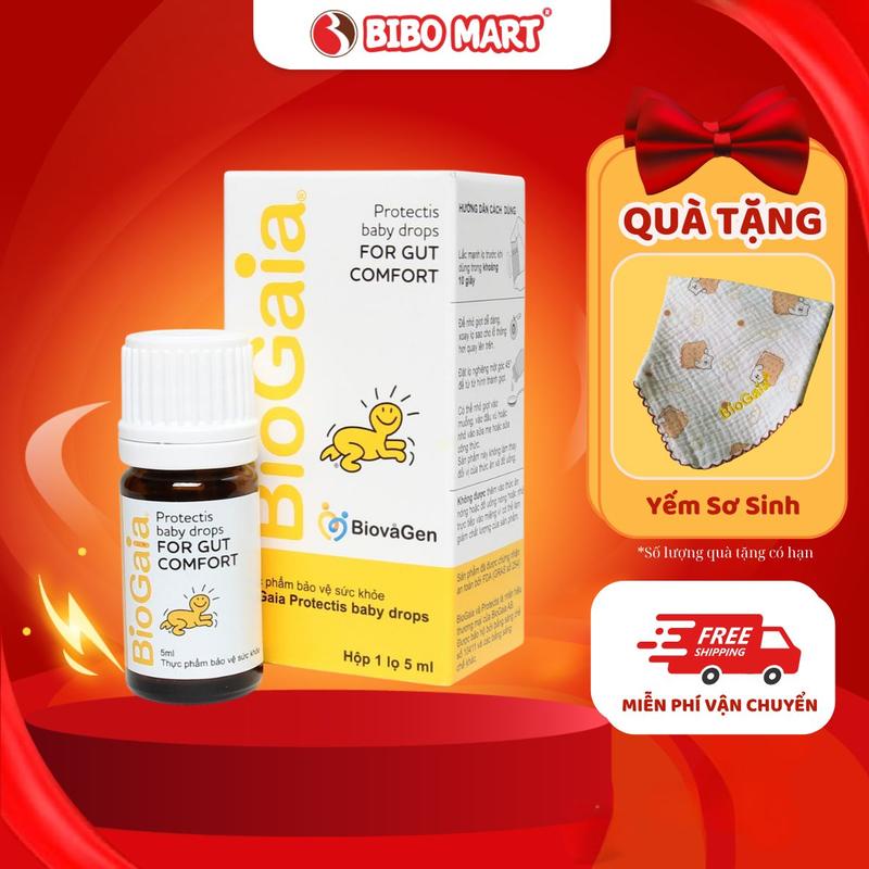  Men Vi Sinh BioGaia Protectis 5ml Hỗ Trợ Tiêu Hóa Cho Bé Khỏe Mạnh 