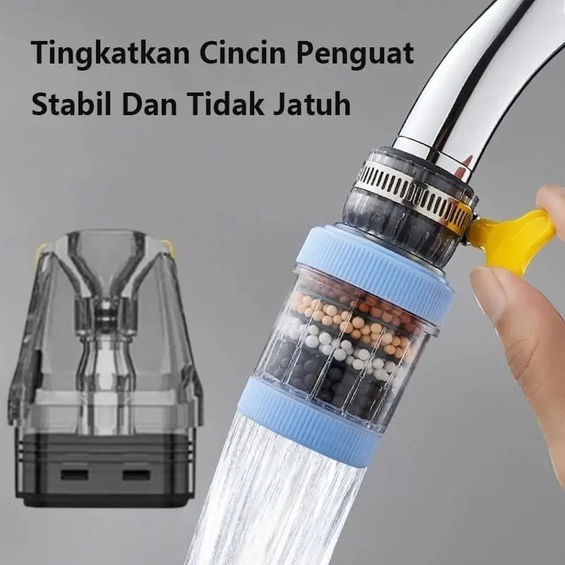 Filter Air Keran Rumah Tangga | Penyaring Karat Pasir Kotoran | Universal Anti Splash