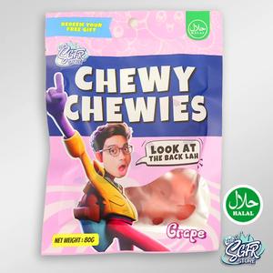 Chewy Chewies Grape Gummies 80g (Halal)!!