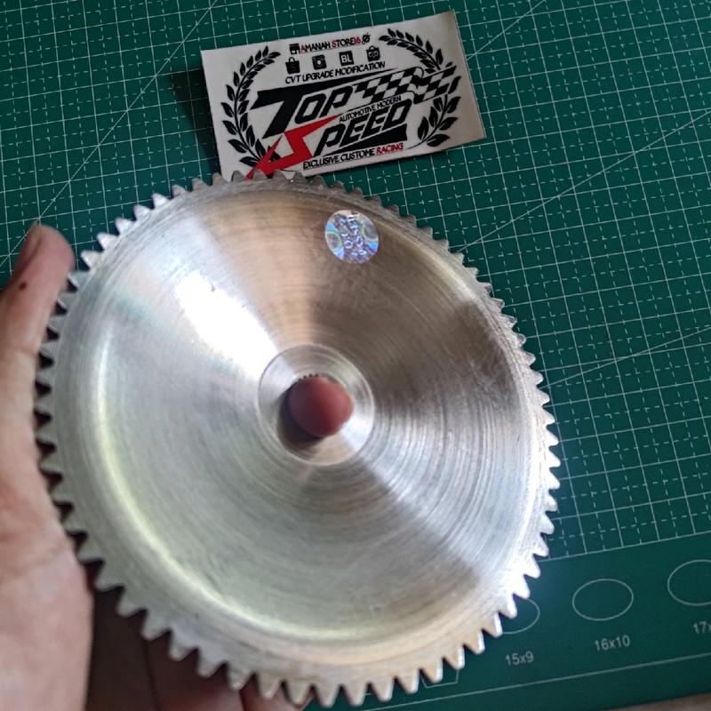 PULLEY CUSTOM BEAT KARBU SCOOPY KARBU PULLEY KVY BUBUT DERAJAT KEROK JALUR 4